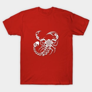 Scorpion floral pattern ornament T-Shirt